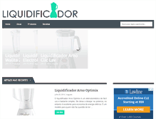 Tablet Screenshot of liquidificador.net